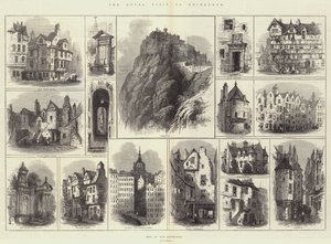 Het koninklijk bezoek aan Edinburgh door Samuel Read